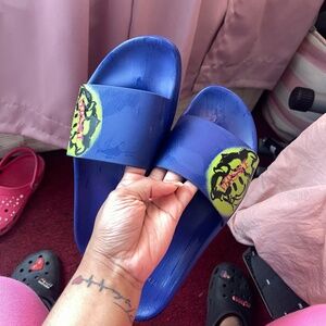 men versace slides